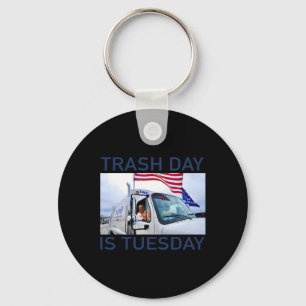Trump Trash 2024 Garbyge voor Trump Sleutelhanger