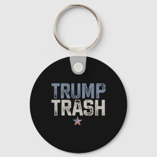 Trump Trash 2024 Garge voor Trump Proud Mega Garge Sleutelhanger