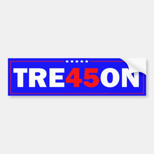 Trump Tre45on Bumpersticker (Voorkant)