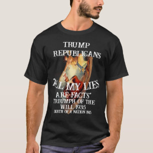 Trump Triomf van de Wil 1935 Geboorte van een Nati T-shirt