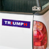 Trump Triomphe Bumper Sticker (Sur camion)