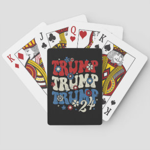 Trump Trump Trump 2024 Retro Pokerkaarten