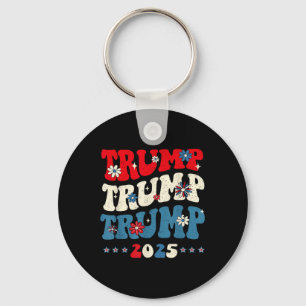 Trump Trump Trump 2025 President Inauguratie 45 4 Sleutelhanger