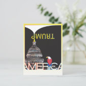 TRUMP Trumpet & Capitol Briefkaart (Staand voorkant)