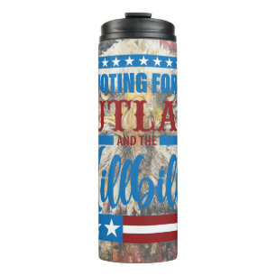 Trump Tumbler: "Ik stem voor de Outlaw" Thermosbeker