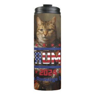Trump Tumbler: "Wraaktour" (3 Cat Knights) Thermosbeker