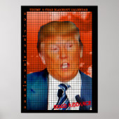 TRUMP UITZETKALENDER AFTELLING KALENDER POSTER (Voorkant)