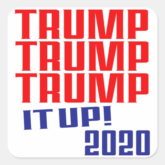 Trump Up ! Trump 2020 - Stickers (Série de 20) (Devant)