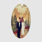 Trump US President White House Kerstmis Ornament (voorkant)