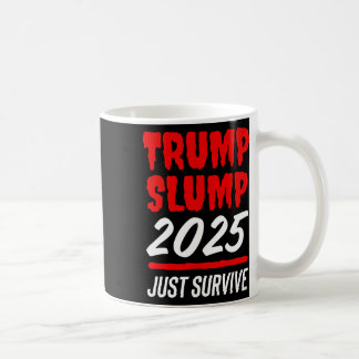 Trump-val 2025 Overleef het maar - Aandelenmarkt b Koffiemok