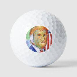Trump Van Gogh Golfballen