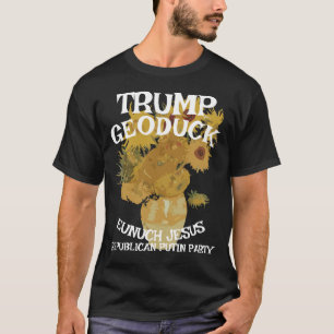 Trump Van Gogh Jezus Republikein Plaspot Partij T-shirt