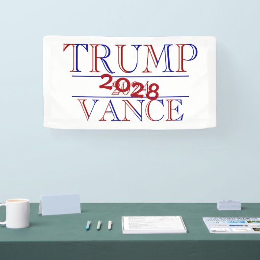 Trump Vance 2024 - 2028? Spandoek (Beurs)
