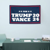  Trump Vance 2024 Banner (Beurs)