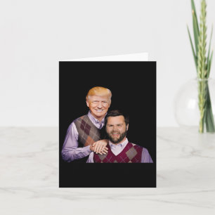 Trump Vance 2024 Broers Grappige Parodie Trump J.d Kaart