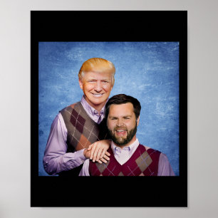 Trump Vance 2024 Brothers Funny Gifts Trump en TR Poster