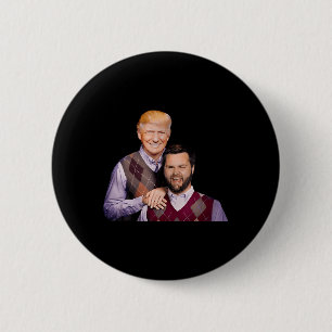 Trump Vance 2024 Brothers Funny Parody Trump J D V Ronde Button 5,7 Cm