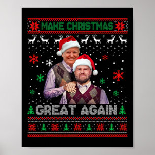 Trump Vance 2024 Brothers grappige parodie Trump V Poster