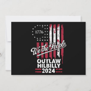 Trump Vance 2024 Donald Trump Vogelvrij Hillbilly Kaart