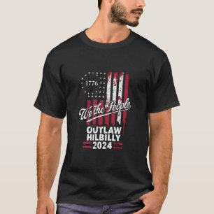 Trump Vance 2024 Donald Trump Vogelvrij Hillbilly T-shirt