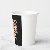 Trump Vance 2024 Een gedurfde visie voor Amerika,  Papieren Bekers (Links)