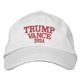 TRUMP VANCE 2024 Geborduurd Pet