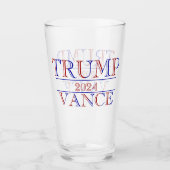 Trump Vance 2024 Glas (Voorkant)