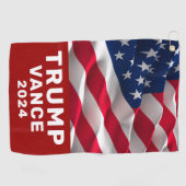 Trump Vance 2024 Golfhanddoek (Horizontaal)