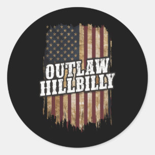 Trump Vance 2024 J.D. Vance Vrijbuiter Hillbilly Ronde Sticker