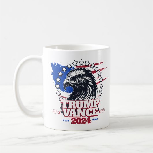 Trump Vance 2024 koffiekopje mok (Links)
