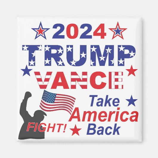 TRUMP VANCE 2024 MAGNEET (Voorkant)