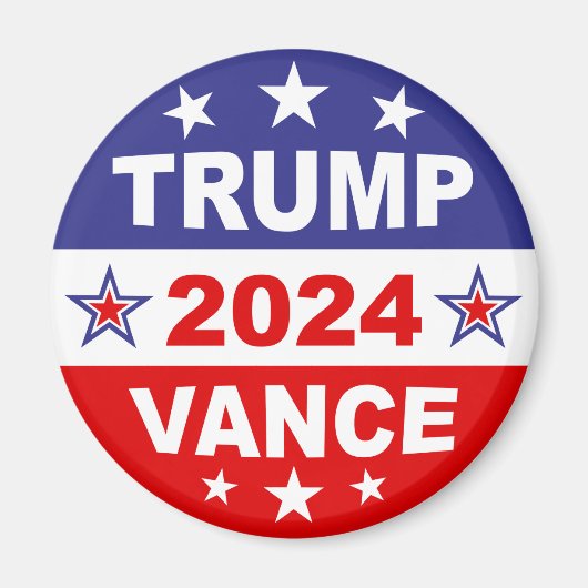 TRUMP VANCE 2024 MAGNEET (Voorkant)