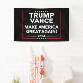 Trump Vance 2024 President JD Vance Vice MAGA Spandoek (Insitu)