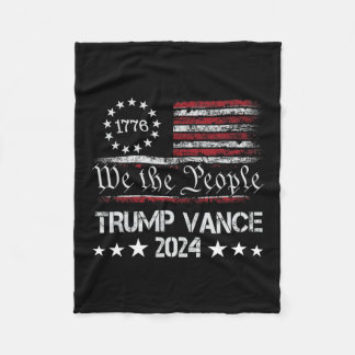 Trump Vance 2024 President Trump-aanhanger herkoze Fleece Deken