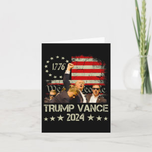 Trump Vance 2024 President Trump-aanhanger herkoze Kaart