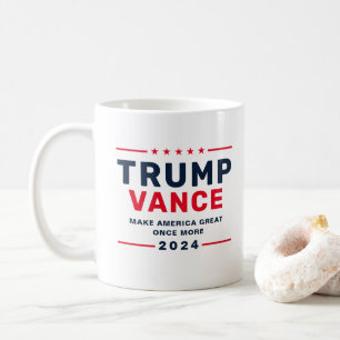 Trump Vance 2024 President VP Koffiemok