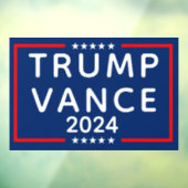 Trump Vance 2024 Raamsticker (Vel 3)