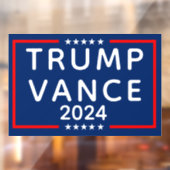 Trump Vance 2024 Raamsticker (Vel 2)