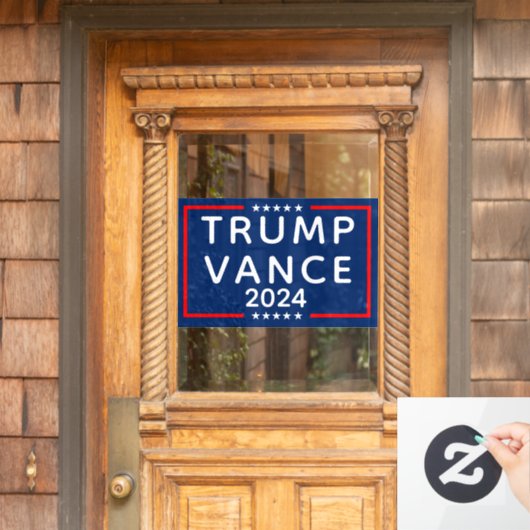 Trump Vance 2024 Raamsticker (Huis Deur)