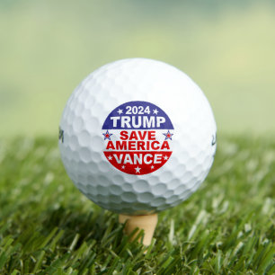 TRUMP VANCE 2024 - RED AMERIKA GOLFBALLEN