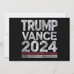Trump Vance 2024 retro Amerikaanse verkiezingen Kaart