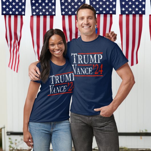 Trump Vance 2024 Retro Donald Trump 24 T-shirt