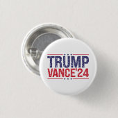 Trump Vance 2024 Ronde Button 3,2 Cm (Voorkant /achterkant)