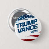 Trump Vance 2024 Ronde Button 5,7 Cm (Voorkant /achterkant)