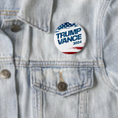 Trump Vance 2024 Ronde Button 5,7 Cm (In situ)