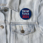 Trump Vance 2024 Ronde Button 5,7 Cm (In situ)