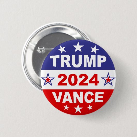 TRUMP VANCE 2024 RONDE BUTTON 5,7 CM (Voorkant /achterkant)