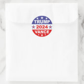 TRUMP VANCE 2024 RONDE STICKER (Tas)