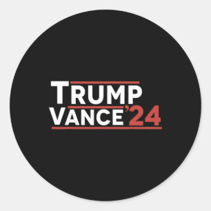 Trump Vance 2024 Ronde Sticker