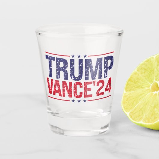 Trump Vance 2024 Shot Glas (Voorkant)
